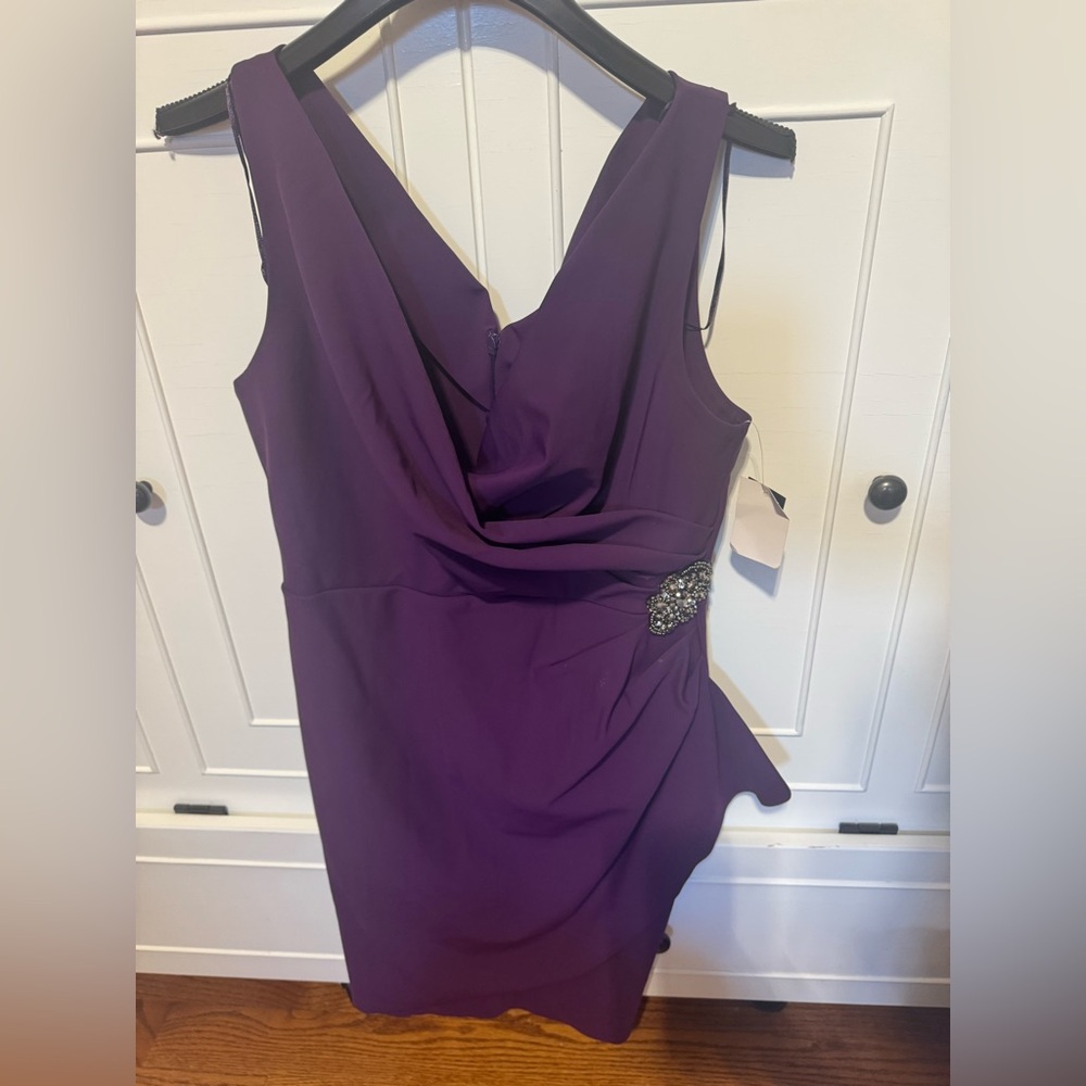 Alex Evening Purple Dress